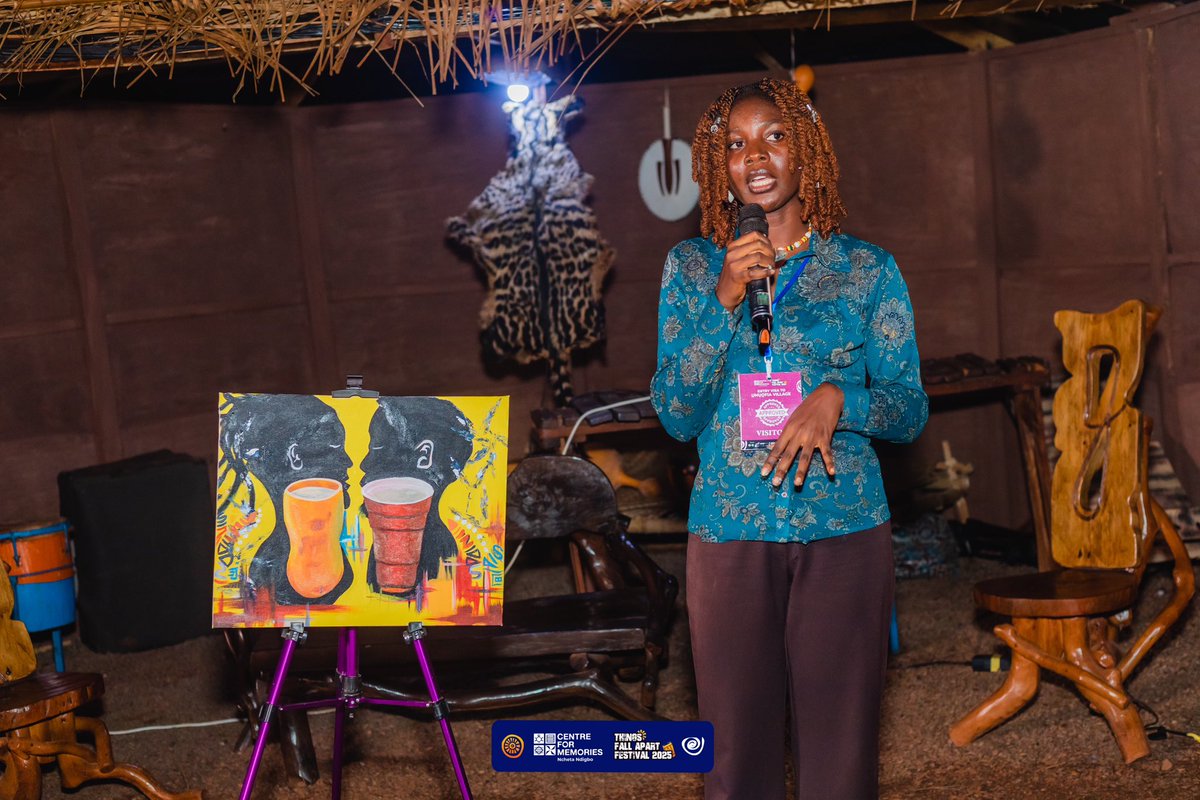 Another submission from Chisom Azodo created right at the festival grounds during the TFA Painting Competition.

Special thanks to HikersTrail for supporting this showcase of young talent.

Winner announcement coming soon. Stay close.

#TFAFestival2025
#ThingsFallApartFestival