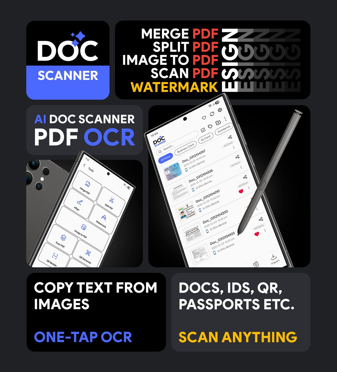 Hey everyone! I’m super excited to announce that AI Doc Scanner – PDF OCR is launching soon! 🔥

📲Pre-book now : it’s FREE!
play.google.com/store/apps/det…

🎁 10 Promo Code Giveaways!
❤️ Follow, repost, and comment to participate.