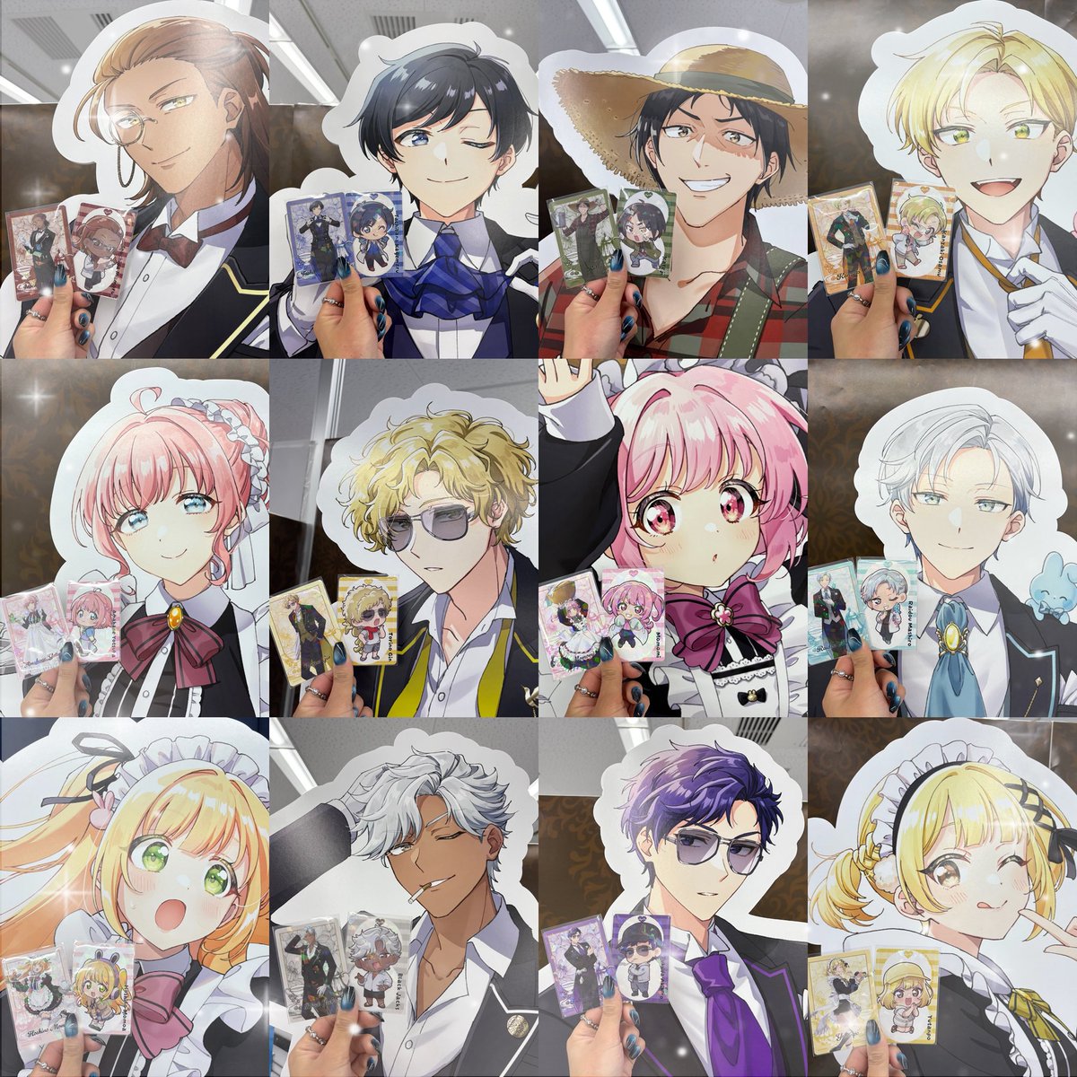 全員と撮った！ カテジさん、鳥野さん以外はホログラムセット✨ ホロ