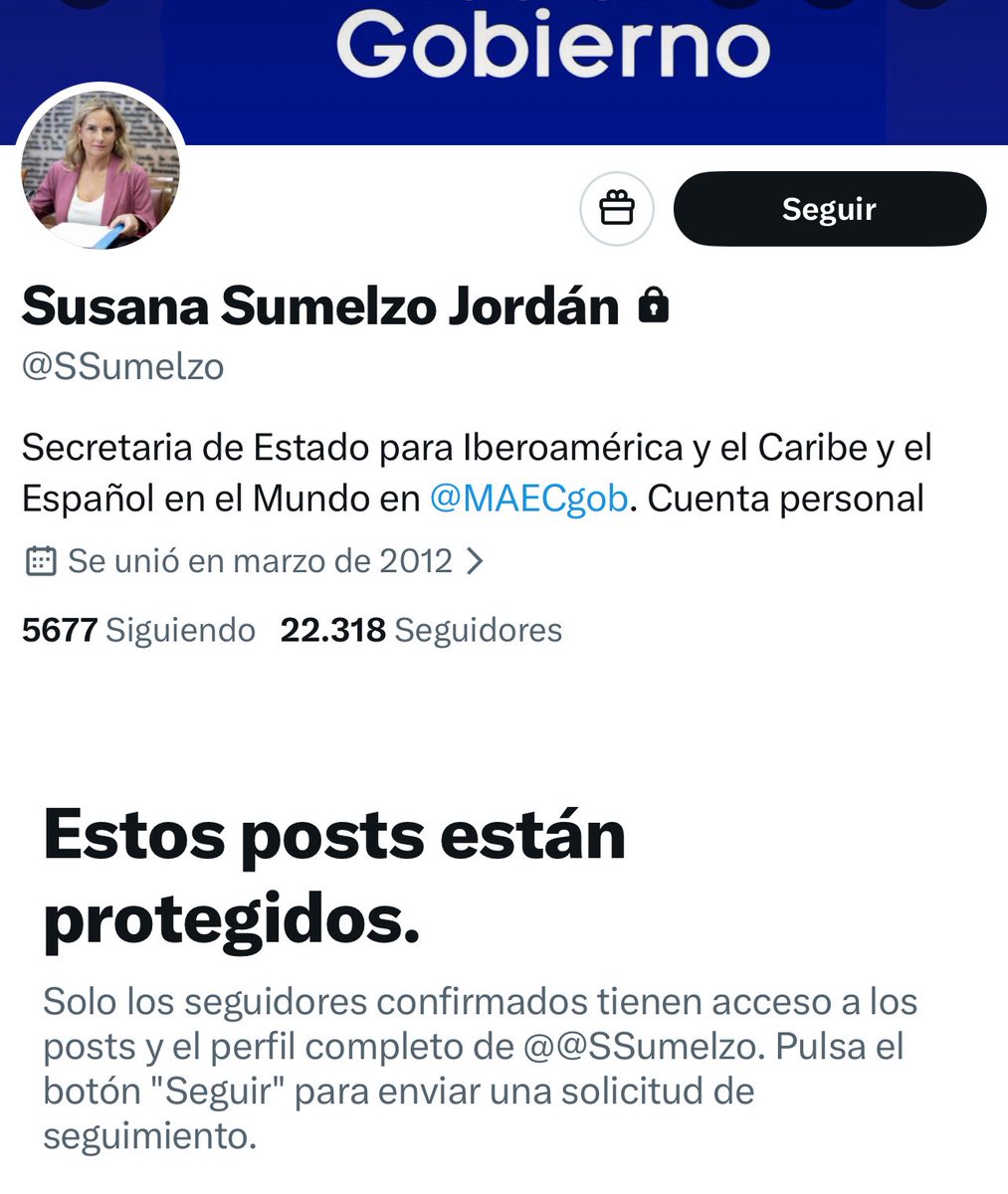 Susana Sumelzo ha protegido su cuenta. ¿Qué tendrá que ocultar?