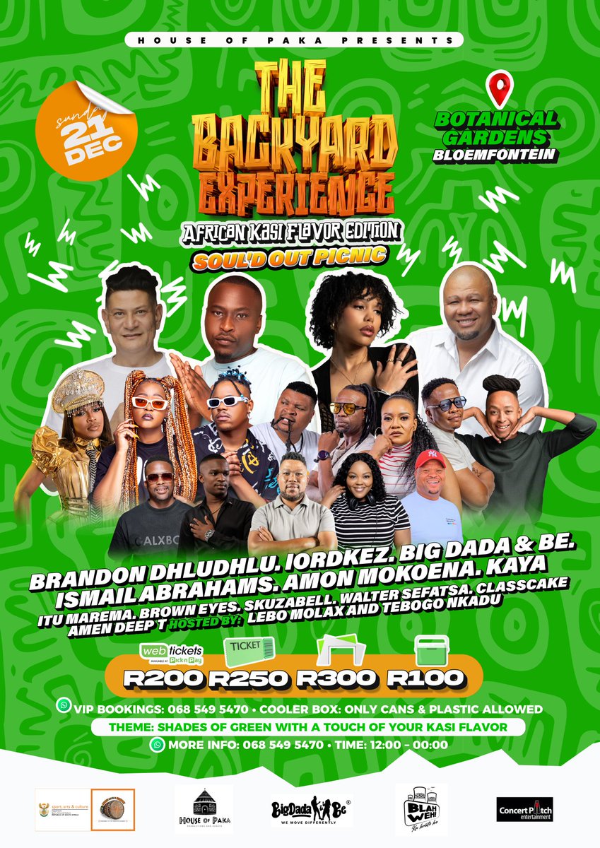 Get your ticket now to avoid disappointment 👊