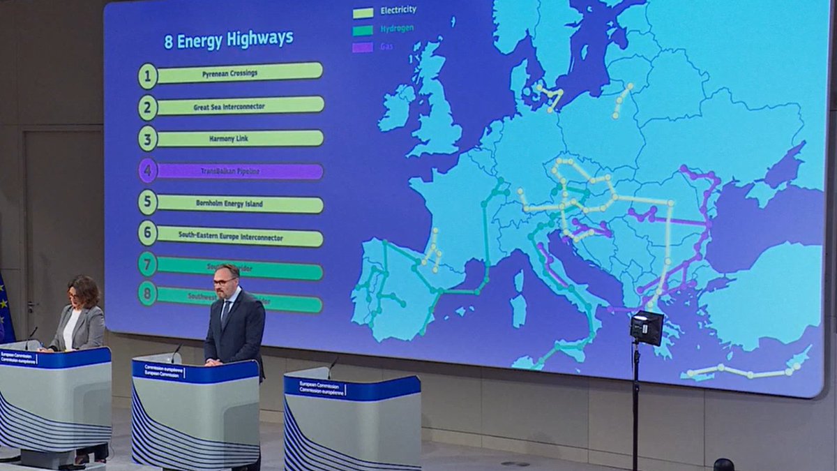 The European Commission has released its set of proposals for the European Grids Package and the Energy Highways initiative, aiming to create a better-connected Europe-wide energy infrastructure network. <a href="/EU_Commission/">European Commission</a>

Read more: ow.ly/CshJ50XHgqZ