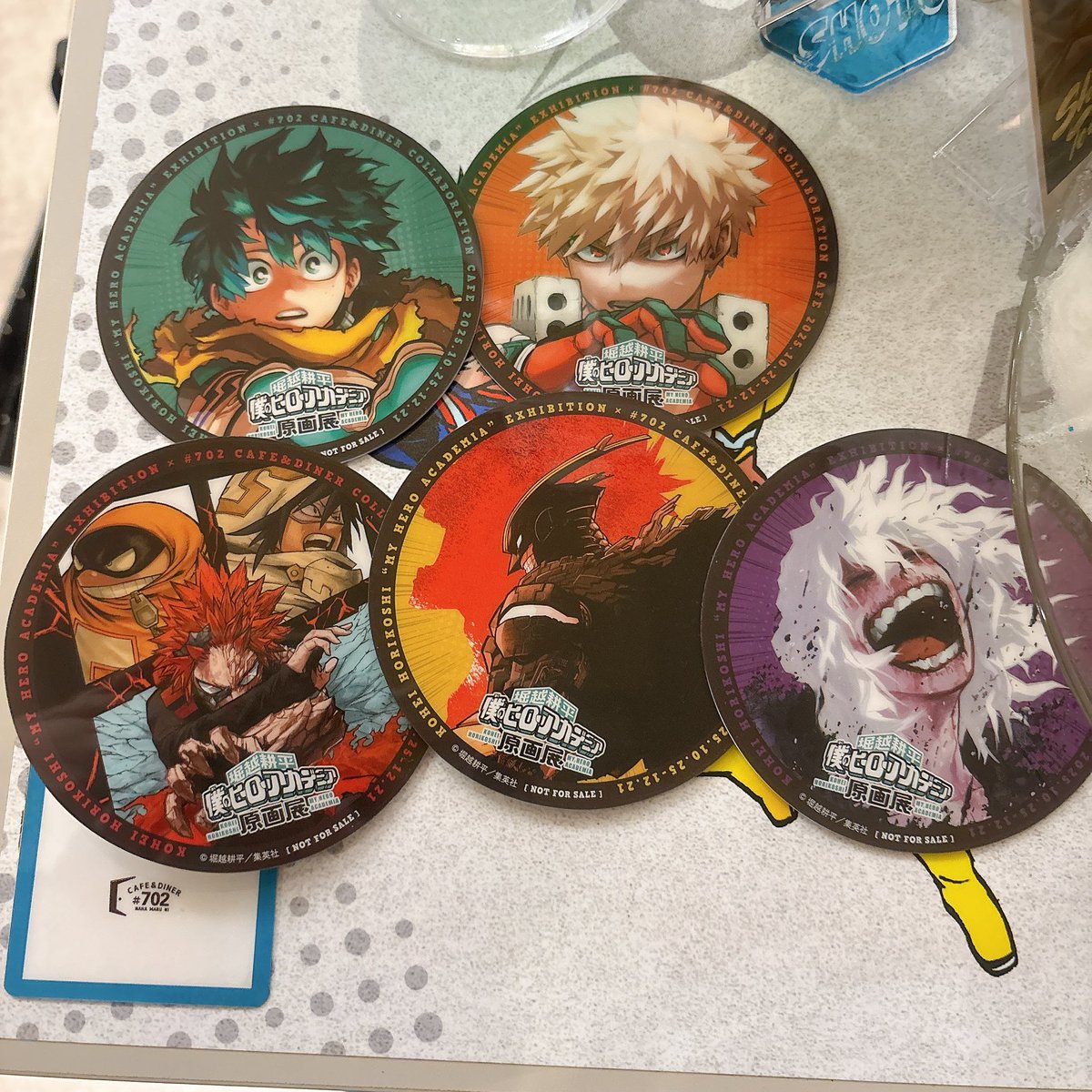 交換】 大阪 ヒロアカ 原画展 カフェ 僕のヒーローアカデミア 原画展