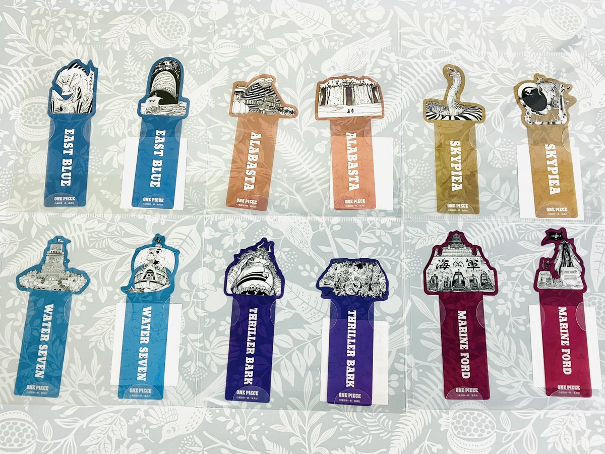 新商品】原画商品 〈ONE PIECE DAY'25〉 しおりセット（全12種） 各550