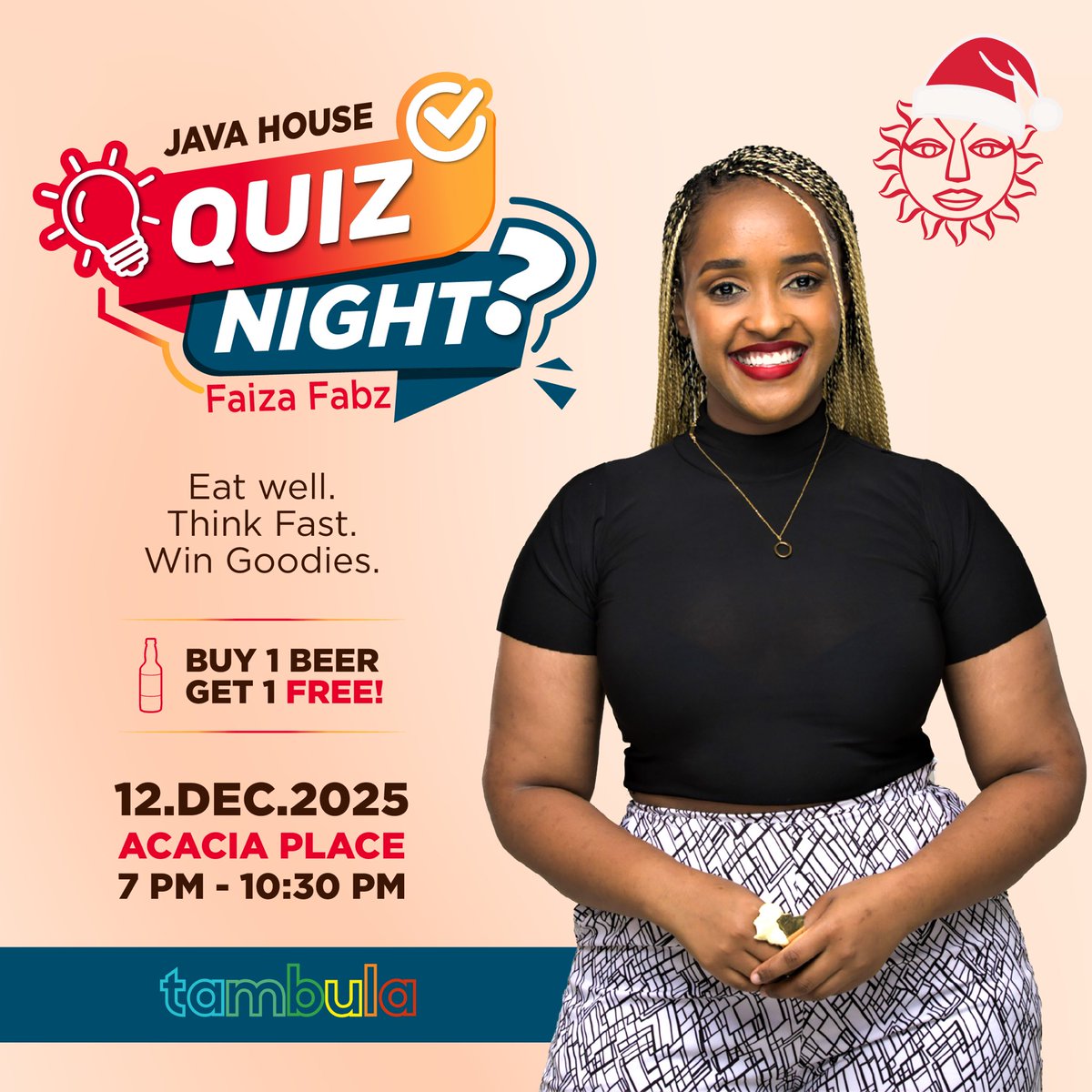 JavaHouseUG's tweet image. Ready to have your brain teased?😎

Join us for our 2nd Quiz night for lots of fun, bold questions, and claim your bragging rights.

The one and only @Faizafabz will be there. 

JavaHouseQuizNight