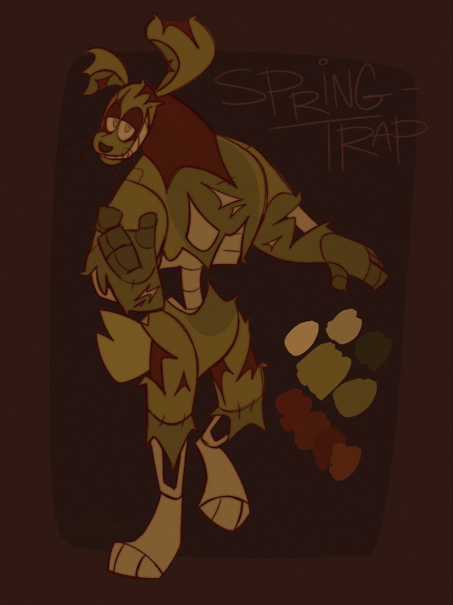 i liked the #fnaf2movie anyways here’s #springtrap 
#fnaf3
