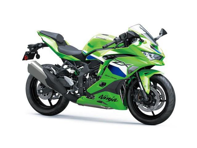 ライムグリーンのニンジャZX-4RR 、ただいま在庫ございます 眺めている