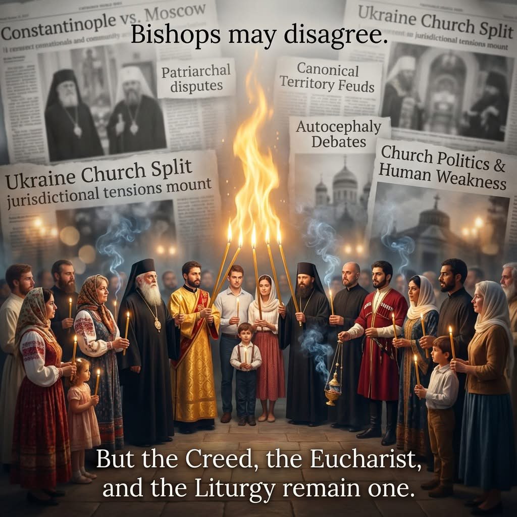 “If the Orthodox Church is the True Church… why are there so many divisions?”

It’s an honest question—and one I’ve heard many times from seekers trying to understand the fullness of the faith.

From the outside, Orthodoxy can seem fragmented: Greek, Russian, Antiochian,