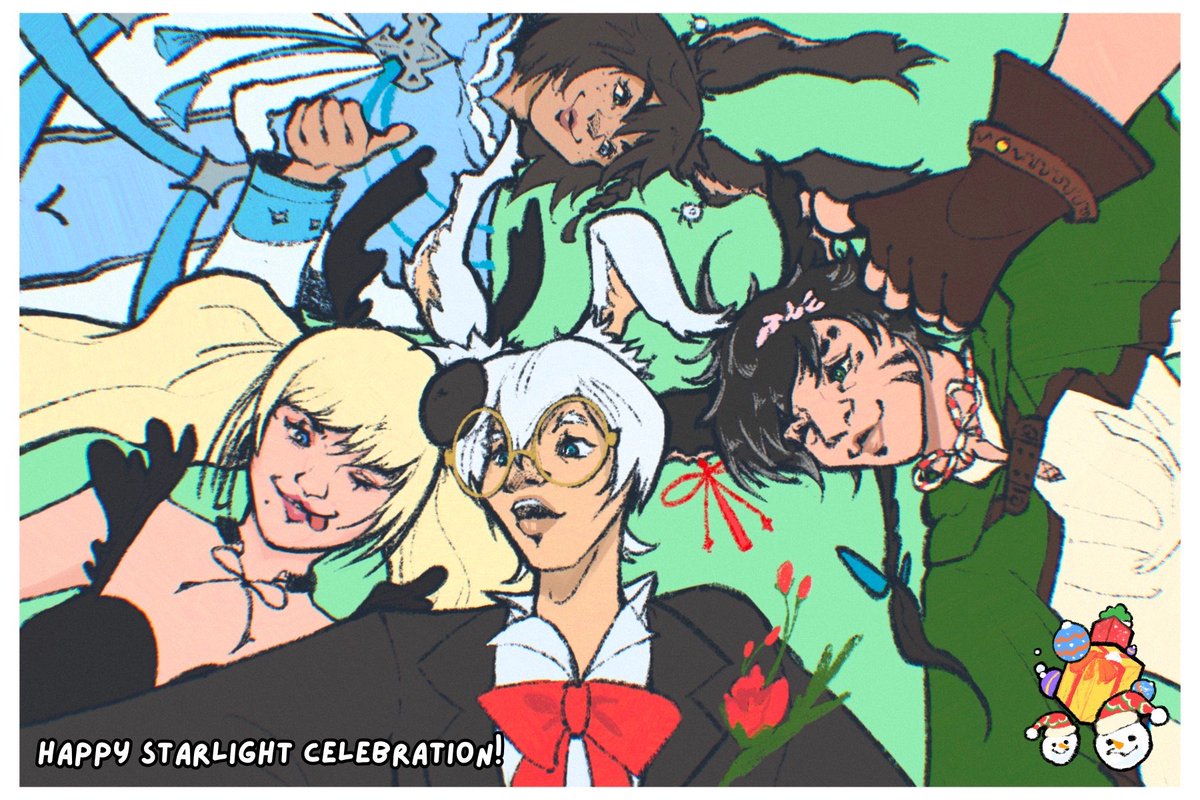 finished chrimbus postcard design for holmat xiv stamp rally!!!