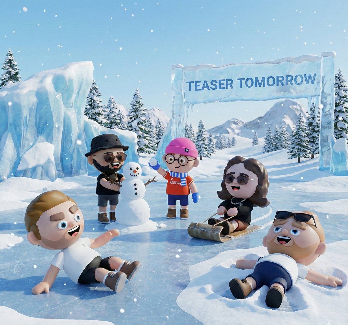 itz_jommy01's tweet photo. Gm Everyone 👀
Get ready to see what these football heads are up to in the snow! The big reveal is coming soon.
@ofc_the_club #TeaserTomorrow $OFC https://t.co/gjyYh71Vkm
