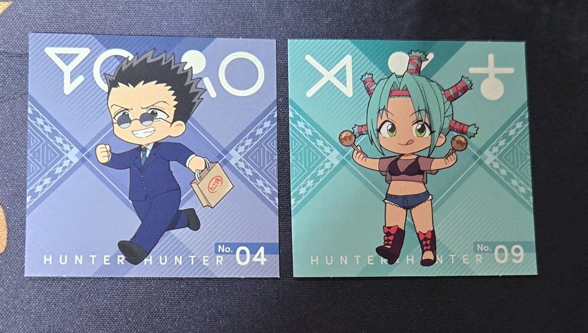【交換】 HUNTER×HUNTER ハンターハンター 銀だこ コラボ シール

譲）レオリオ、メンチ

求）サトツ

郵送交換

検索からでもお気軽にお声掛けください。
よろしくお願い致します。