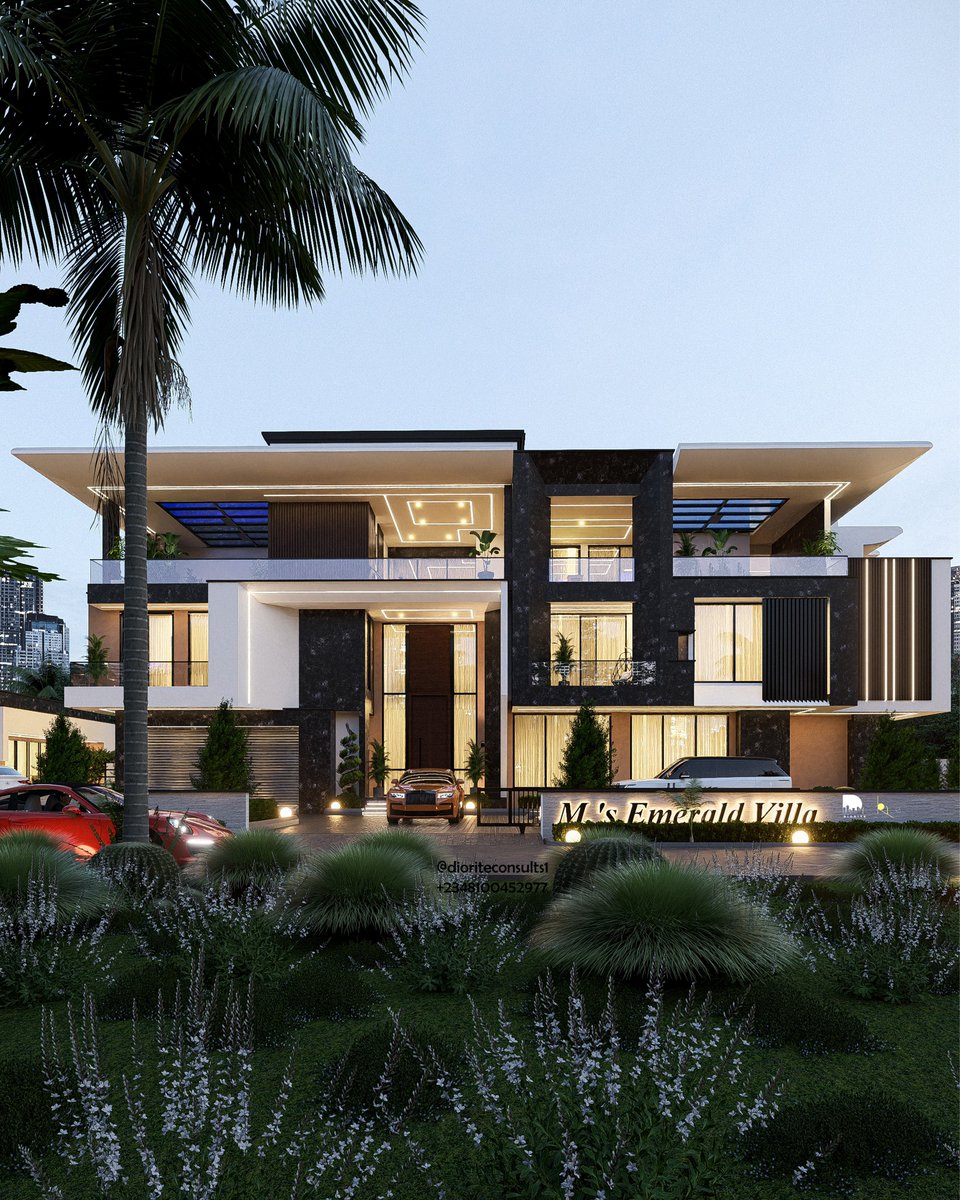 dioriteconsults's tweet image. FRONT FACADE || PROPOSED M’s EMERALD VILLA | CONTEMPORARY STRUCTURE ⚡️✅ 

📍Kigali Rwanda
Client; Dr. J.