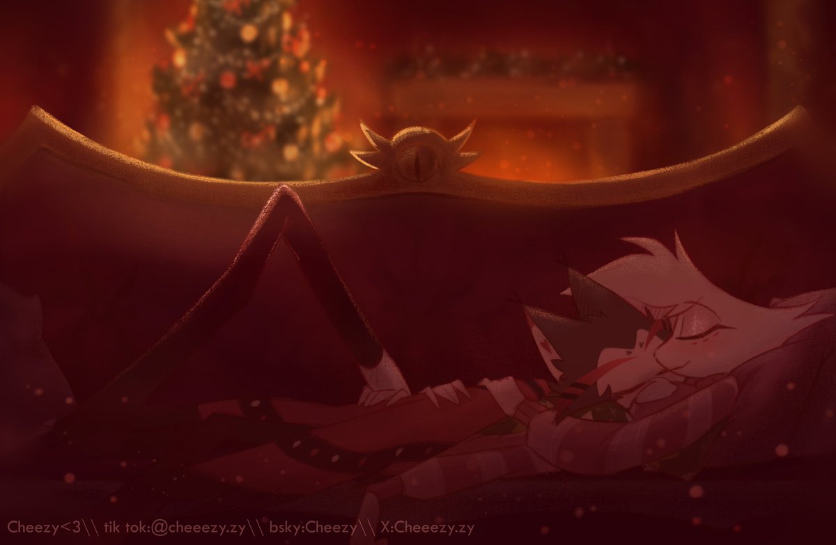 Soft Christmas cuddles 🎄

#HazbinHotel #huskerdust