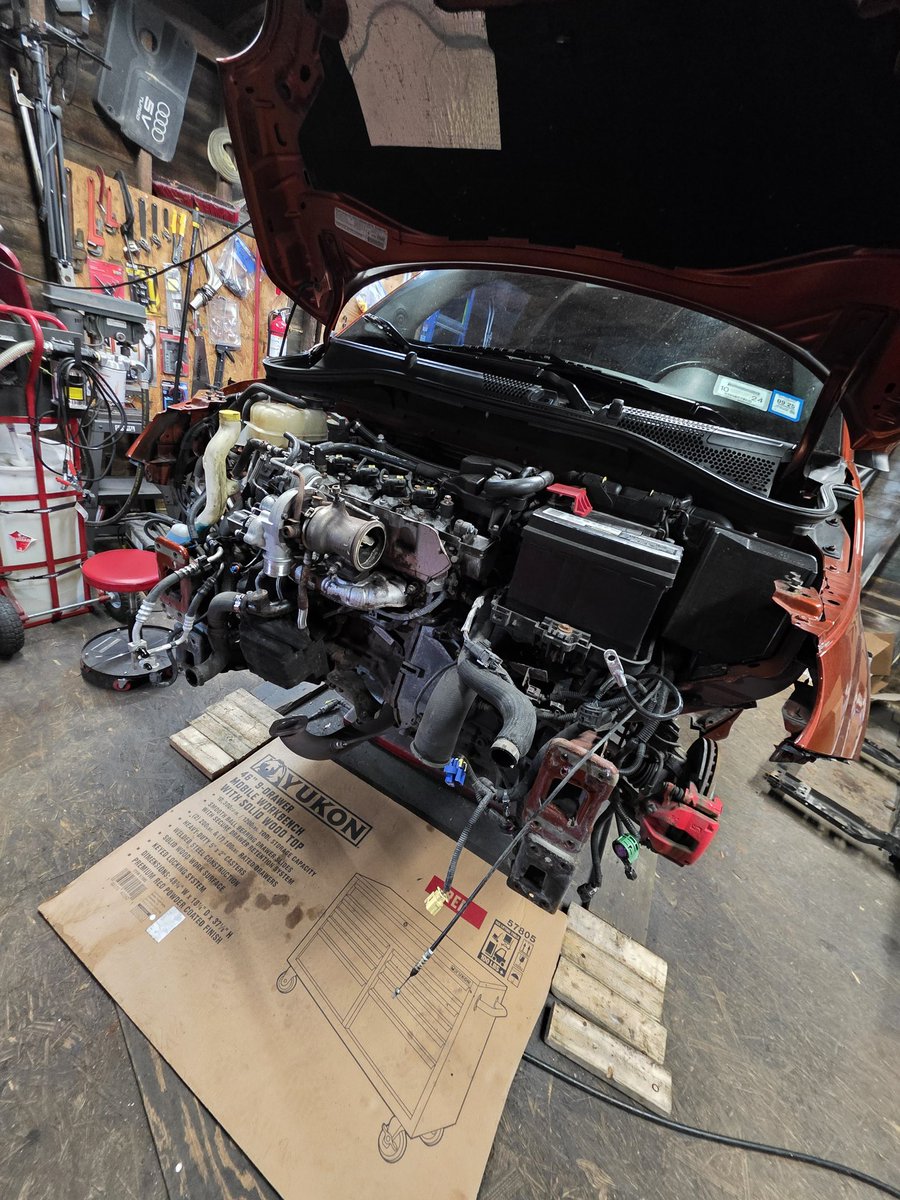 TonyKiller_'s tweet photo. This past month has been a crazy month. Lots of time and money put into her getting her back up and going. Can't wait for spring and car show season to come back! https://t.co/EwvI6zJ0ut