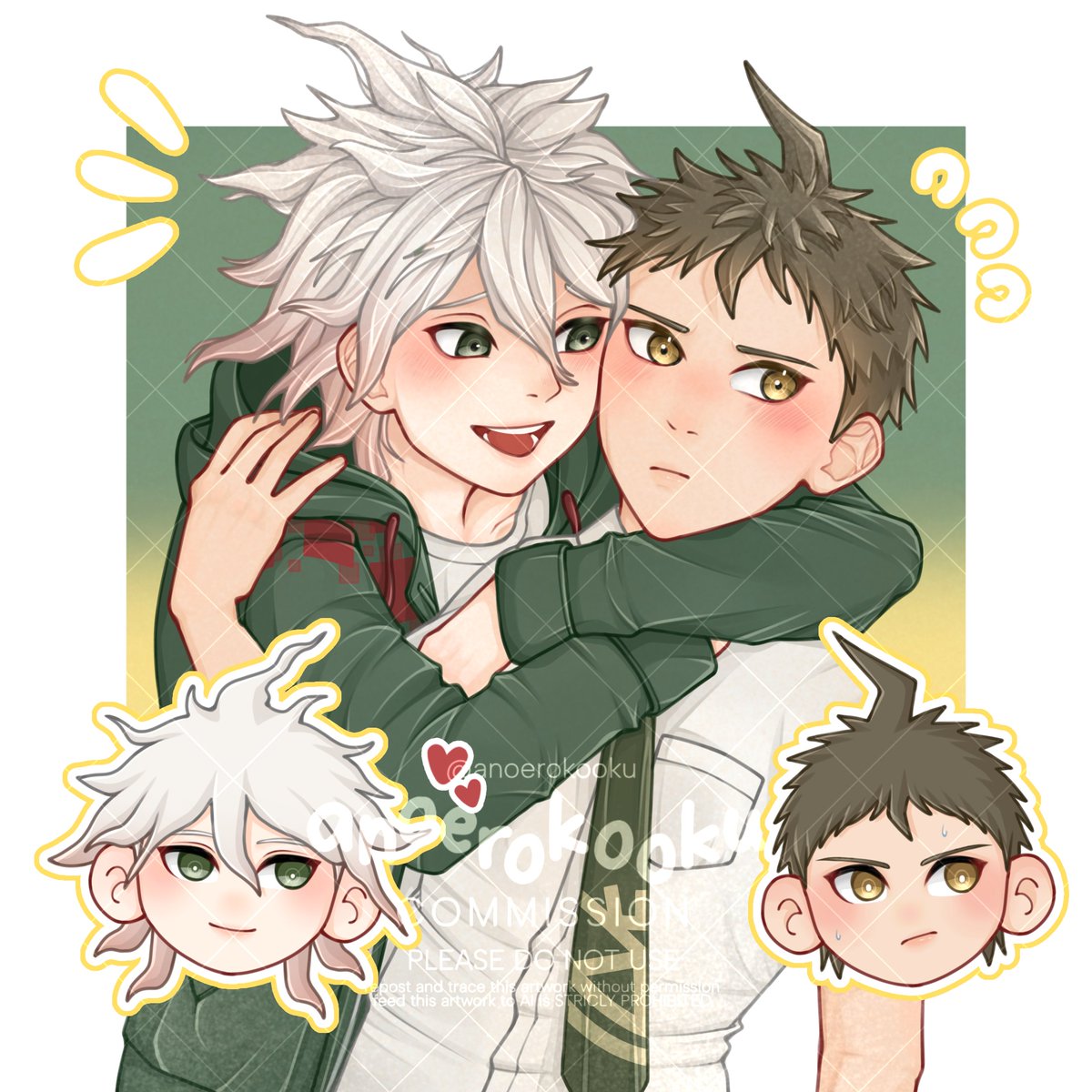 anoerokooku's tweet image. commission result for seishu on instagram
thank you for commissioning me😸🌷✨

(commission is still open✌🏻)
#komahina #CommissionOpen #VGenOpen #VGenComm