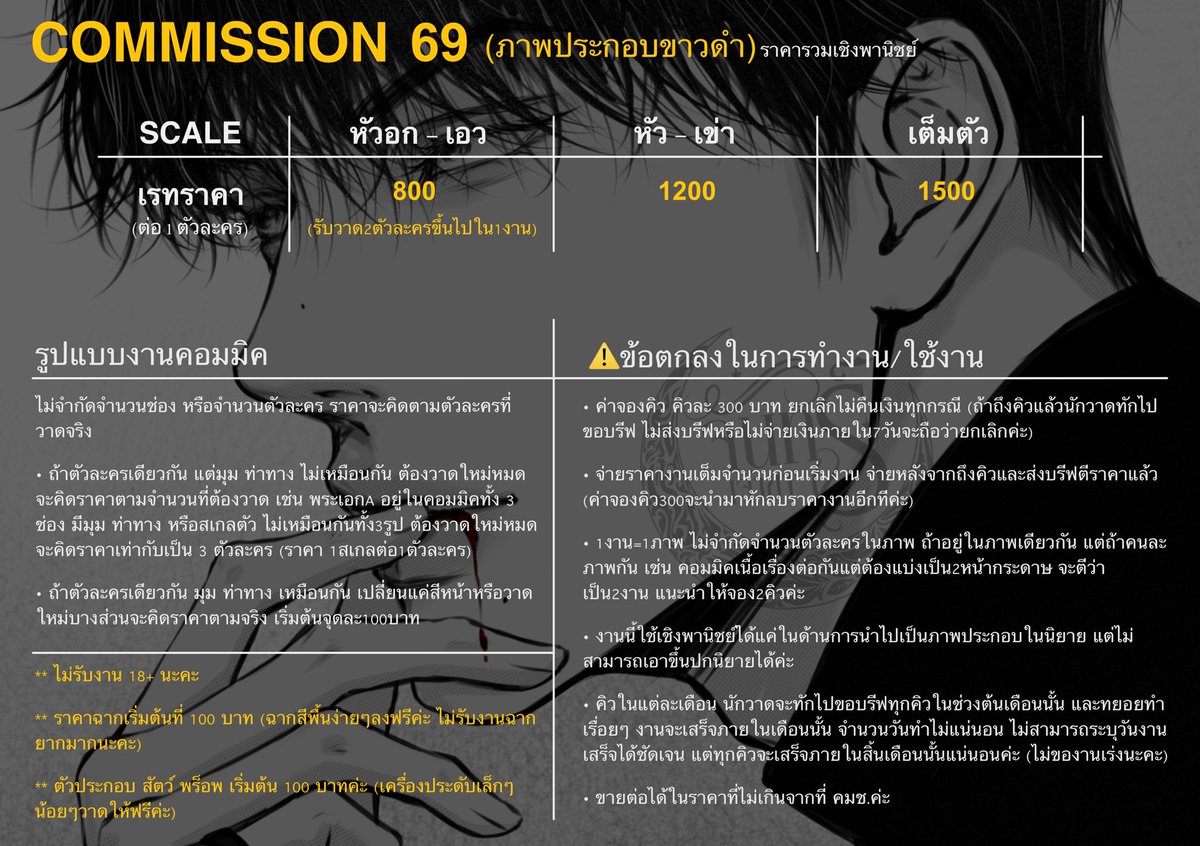 chanjaokha_'s tweet image. 🔥พรุ่งนี้ 12.12 จันทร์จะมาเปิดจองคิว  COMMISSION งานภาพประกอบขาวดำของปี69 ค่ะ🔥

🌸 เปิดให้จองพรุ่งนี้ เวลา 19.00น. ทางโพสหน้าเฟสค่ะ
🌸 รายละเอียดต่างๆจะอยู่ที่โพสทางหน้าเฟสนะคะ💕

#Commission #commissionTH #commissionart