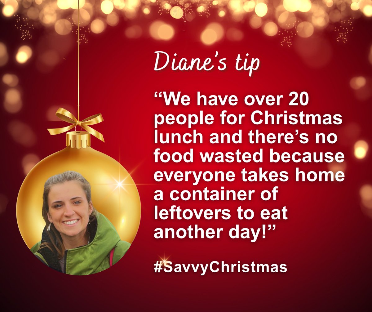 Share leftover food with family and friends at your festive gatherings this Christmas ❤️ You could even ask people to bring a container with them so they have one ready to go! 

For more #SavvyChristmas ideas visit foodsavvy.org.uk/christmas
#FoodSavvy #LoveYourLeftovers #ZeroWaste