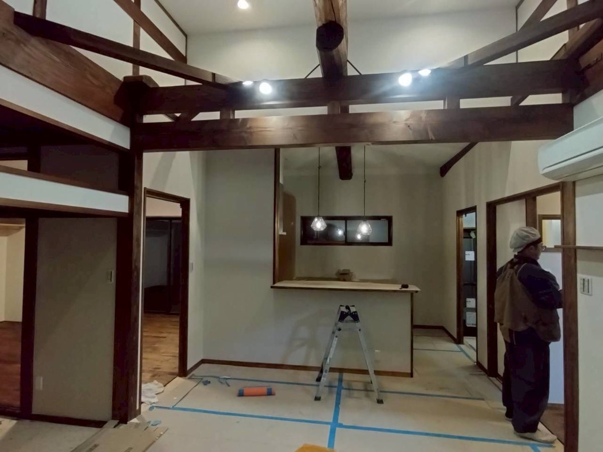 kuuwork's tweet image. 小牧の現場も、まもなく完成です。