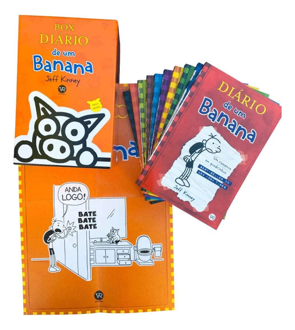 911Literatura's tweet image. 📙 Box Diário de um banana -10 volumes

💰 R$ 190,40: mercadolivre.com/sec/2L3D9DH

🏷 use o cupom PROMODACASA

🟥 Oferta por tempo limitado.