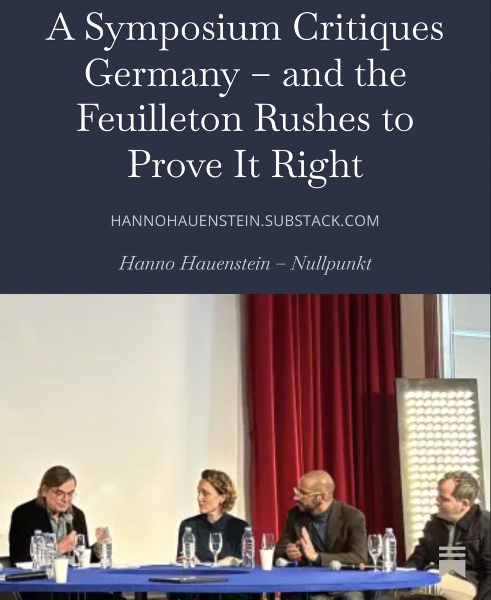 Days after a conference  in Zurich dissected Germany, the country’s newspapers performed outrage – delivering a demonstration of what the symposium warned about. Latest on my Substack – link below.