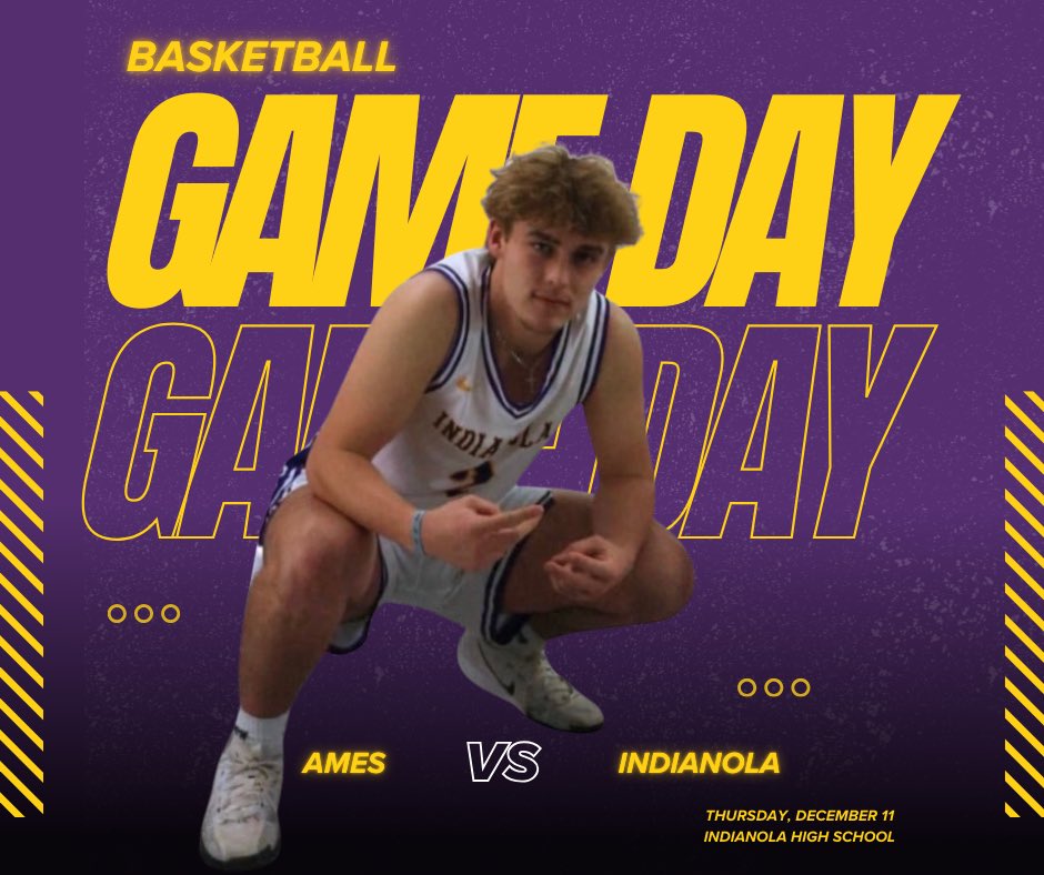 ‼️🚨🏀 Game Day 🏀🚨‼️

🆚 Ames Little Cyclones 
🕐 10th—4:30 | 9th—6:00 | V—7:30
📍Indianola, IA
🏟️ Indianola High School Gyms
📸 Preston Graham at graham_media
📺 m.youtube.com/@ICSD.IA.Athle…
📻 kniakrls.com
🚧🚪 Enter through Auditorium Doors