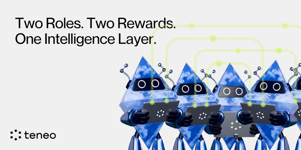 teneo_protocol's tweet image. There are two worlds inside Teneo Protocol.
Here's a quick reminder:

• Sub-Agent (your extension)
Runs locally, performs AIR tasks, and earns Teneo Points for your participation.

• Agent (built by developers)
Lives inside the Chat Room, responds to requests, and will be…