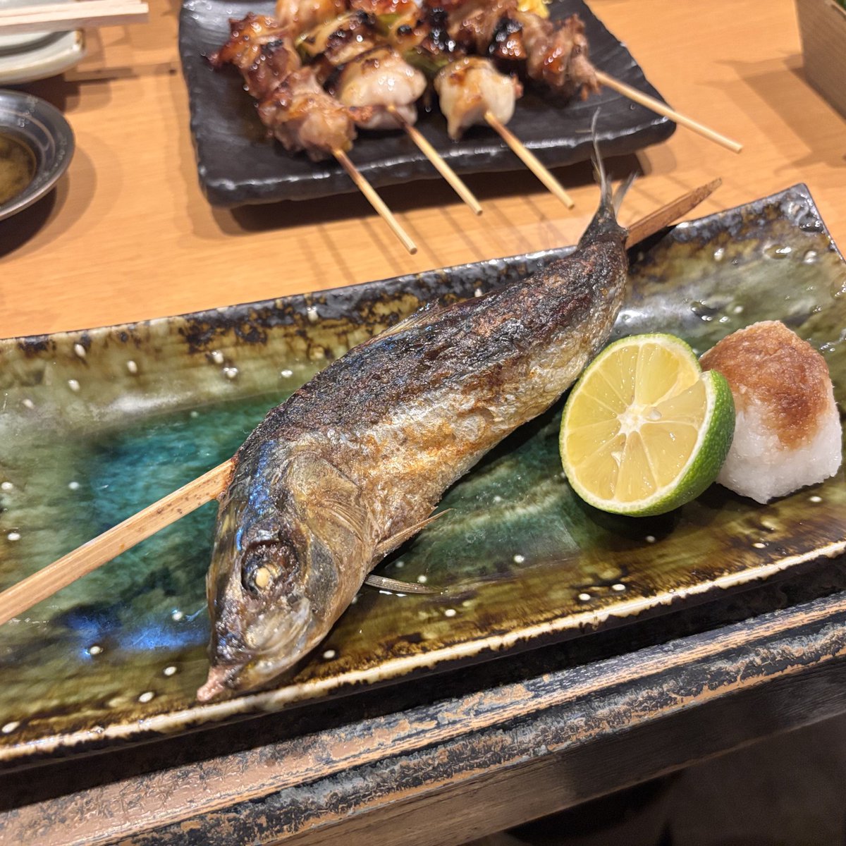 DJ_yukimari's tweet image. 先日久しぶりの…💖 ̖́-
美味しかった😋
 #DJゆきまり  #PV  #焼き鳥  #オフショットご飯