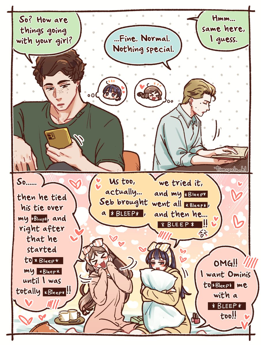 Boys Talk, Girls Talk (modernAU)