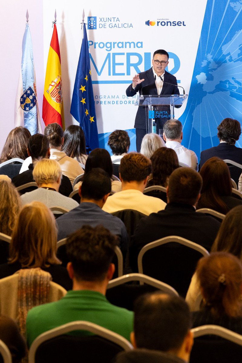 JoseGonVaz's tweet photo. Hoxe Galicia é unha terra de retorno, de talento e de oportunidades reais para emprender e traballar.

Preto de 8.500 galegos regresaron en 2024 á súa terra de orixe. E moitos deles emprenderon nela. Así o comprobamos nun encontro no seo do #ProgramaMerlo https://t.co/P9XHkecQCx