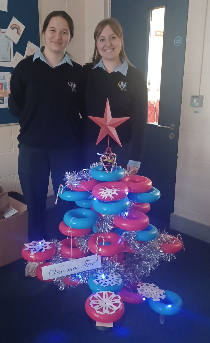 NenaghCollege's tweet image. 🎄🤖 VEXmas at the Nenagh Christmas Tree Festival!
Huge thanks to Magdalena &amp;amp; Gabriele for building a VEXmas Tree from fully reused VEX game elements! ♻️
A fantastic showcase of sustainability, creativity, teamwork &amp;amp; STEAM in action.
#VEXRobotics #Community #STEAM