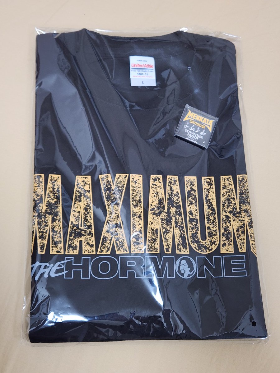 メンカタコテリズン福岡の 生還者Tシャツ届いた(*´▽｀*) この色合い