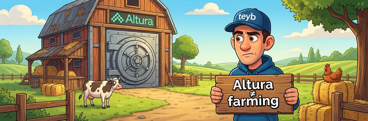 teyb_'s tweet photo. Saw someone call @alturax  “just another farming meta on Hyperliquid”😂
Well… kinda. But also - not really.
Let’s break down what Altura actually is and why a lot of people are reading it completely wrong.

 ☐ What Altura actually is?

Think of a shared USDT vault.

You deposit stables into one single vault, and then Altura routes that capital across different strategies on Hyperliquid for you.

You’re not trading, not spamming buttons, not catching liquidations.
It’s a passive yield engine, not yet another trading platform.

 ☐ How it makes you money?

Under the hood there are three big strategy buckets (rough ballpark, not hardcoded):
☑ arbitrage & funding capture
☑ staking / restaking
☑ market making & liquidity

Key thing: strategies are heavily hedged, designed to be closer to market neutral than all-in long.

Altura isn’t turning your deposit into a leverage casino.
There’s always risk, but it’s not the did we guess the candle direction? kind of risk.

 ☐ PPS, not magical APY

Altura uses a Price-Per-Share (PPS) model.

You get a fixed number of shares, and their price goes up over time if strategies are profitable.

Deposit USDT → receive N shares → PPS goes up → your USD balance grows without you doing anything.

No manual compounding, no reinvest now clown mechanics.

 ☐ Where there’s magic, there’s an oracle

PPS doesn’t update whenever the team feels like it.

There’s an oracle pushing updates onchain with a bunch of guardrails:
movement limits, freshness checks, timestamps, authorized reporters, etc.

Every PPS change is visible on HyperEVM.
If your nerves can handle it, you can literally sit and watch it tick.

 ☐ Withdrawals: not trivial, but not rocket science

You’ve got two paths:
☑ Instant withdrawal – if there’s enough idle liquidity in the vault, you get paid out right away
☑ Epoch withdrawal – if you ask for more than the free cash, your request goes into the current epoch pool and becomes withdrawable once the epoch closes

One nuance: after depositing you need to wait at least 6 hours before you can withdraw.

@alturax  doesn’t charge deposit/withdrawal fees.
Yes, really. No asterisk, no tiny disclaimer text.

 ☐ Most common misconceptions

❌ “It’s a degen fund, they’re spinning deposits with insane risk”

No. Strategies aim for sustainable, somewhat predictable yield via arb, funding, staking and MM.
The market can be wild, but the point is not to all-in YOLO market direction.

❌ “Just another ponzi with a token emission drip”

Altura doesn’t live off printed tokens, inflationary APY or endless incentives.

Revenue comes from real economic activity:
funding, fees, liquidity rewards, etc.
Not “we cranked APR higher because we edited a number in the UI”.

❌ “It’s just an interface to Hyperliquid”

No. This isn’t your custom trading terminal.

Altura users don’t open positions, don’t play with leverage, don’t build some DIY DeFi portfolio.

There’s one entry point - the USDT vault.
From there, the protocol does the work.

 ☐ Real transparency, not buzzword transparency

Everything above - strategies, balances, oracle updates, liquidity, PPS, share supply - all lives on HyperEVM.

If you want, you can verify it yourself.
Don’t want to just trust? Open the contracts and look.

That’s how it should work in 2025, honestly.

 ☐ But yes, there’s still risk

They are not hidden: smart contracts may be vulnerable, strategies may perform worse than expected, the oracle may lag, liquidity may be insufficient at some point, plus the risks of Hyperliquid itself and the connected protocols. 

The architecture reduces risks, but does not eliminate them. It is important to understand this, and not to fantasize about risk-free income.

It’s everywhere, they just don’t hide it here

 ☐ Why even bother with Altura?

Because not everyone wants to:
● build their own arb infra
● chase funding across markets
● dig through restaking
● and at the same time run MM strategies

Altura basically wraps institutional-style strategies into a one-click USDT deposit.

For people who are lazy – but not stupid.

 ☐TL;DR

Altura is about structured, verifiable yield, not funny APY printed out of thin air.

And if you’re tired of farms where the numbers look better than the underlying economics - it’s probably worth at least once looking at a protocol that builds yield the way funds do, not the way crypto Twitter does.

#Altura