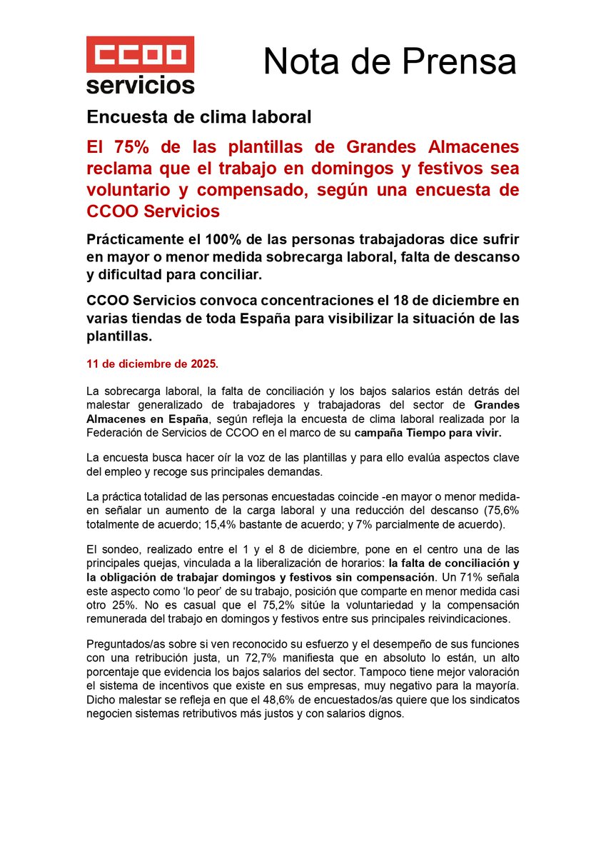 Comercio Servicios CCOO tweet media