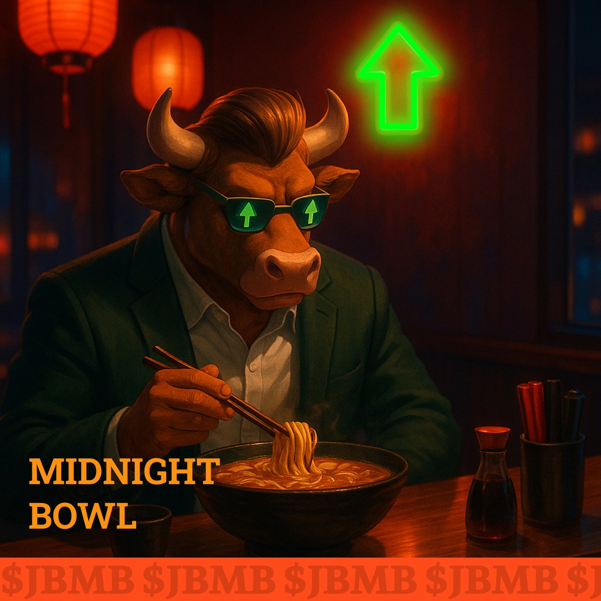 🍜 GN. Late noodles, early plans. $JBMB