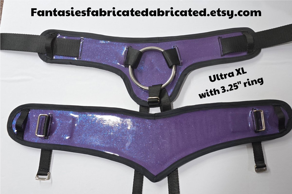 Here's a few of the harnesses I got sent out last week, Are you sick of your cheap store bought harness Yet? Custom made harnesses, created from my own necessity for a harness that works with all toys.
fantasiesfabricated.etsy.com
