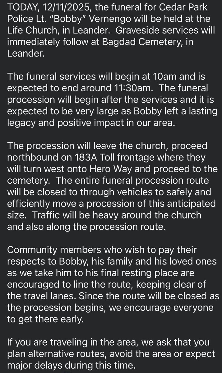 Leander Police tweet media