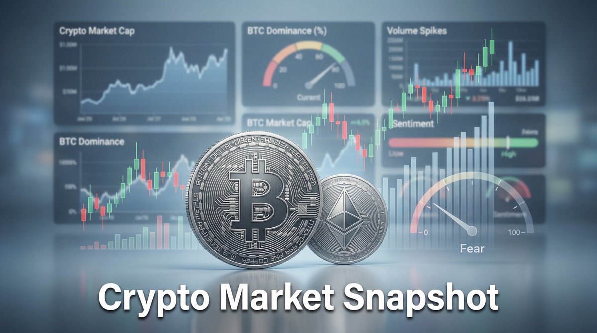 Crypto is at $3.15T again. Volume is up. Leverage is rising. Fear is  fading. Feels like a coil forming… #BTC #ETH