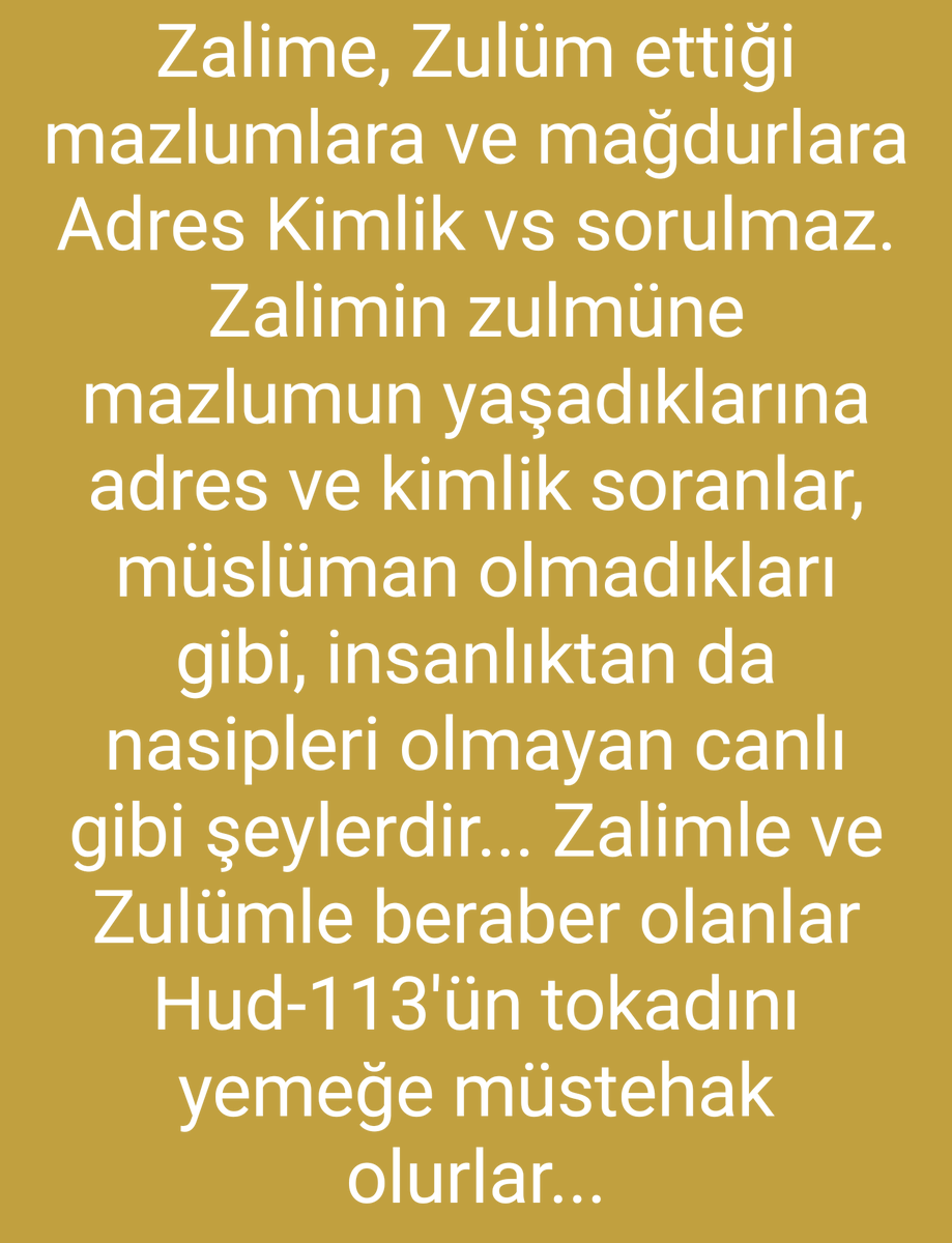 Zalimlerle mücadele Allah'ın bildirdiği önemli Kulluk görevlerindendir.