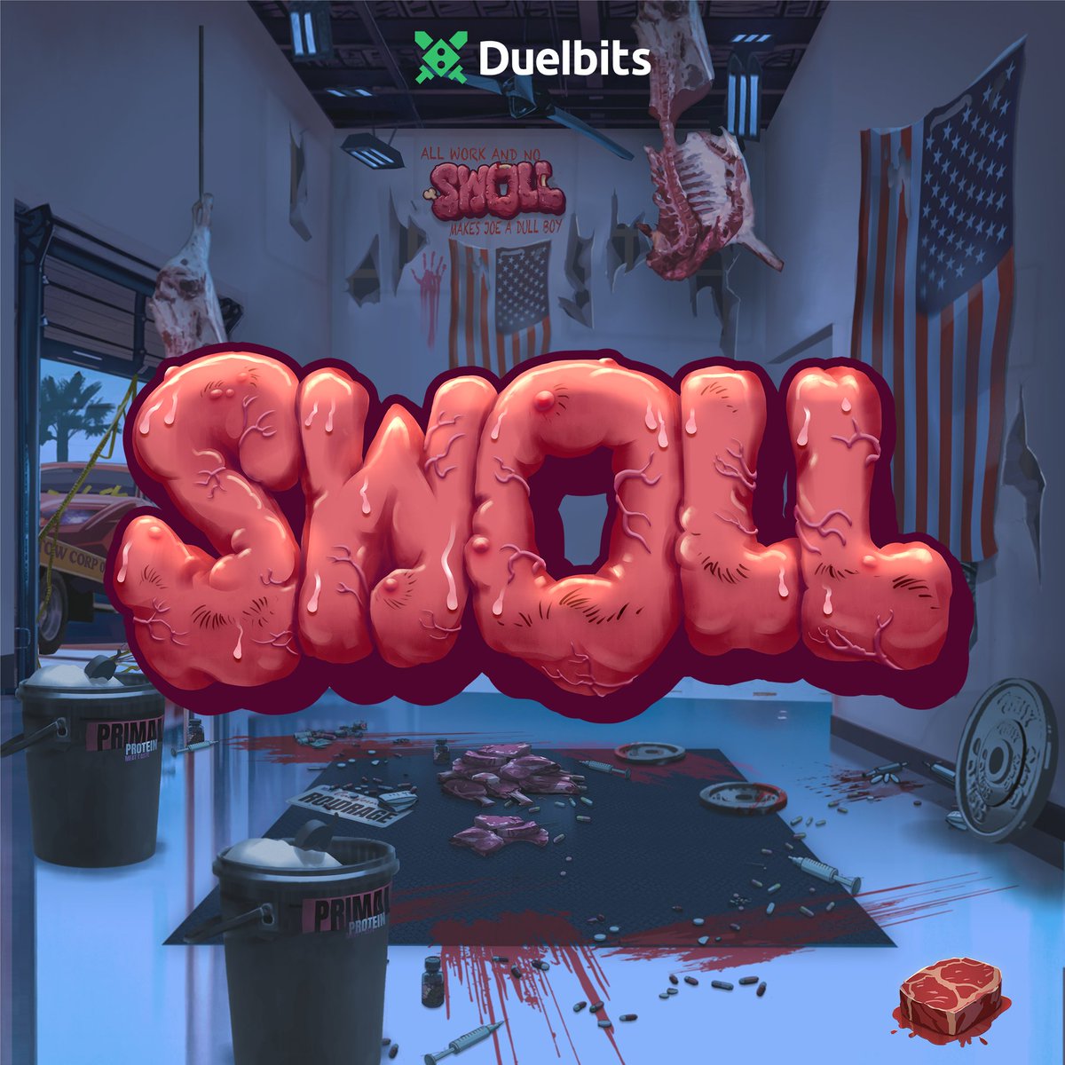 DuelbitsAce's tweet image. $1,000 IN FREE SPINS GIVEAWAY! 🔥

Featuring Swoll by Shady Lady - a chaotic, muscle mayhem slot where 25 x $1 FREE SPINS are up for grabs! 💪

To enter:
1⃣ Follow @DuelbitsAce
2⃣ Like &amp;amp; Repost
3⃣ Drop your UID

40 winners randomly selected anytime! 🎁