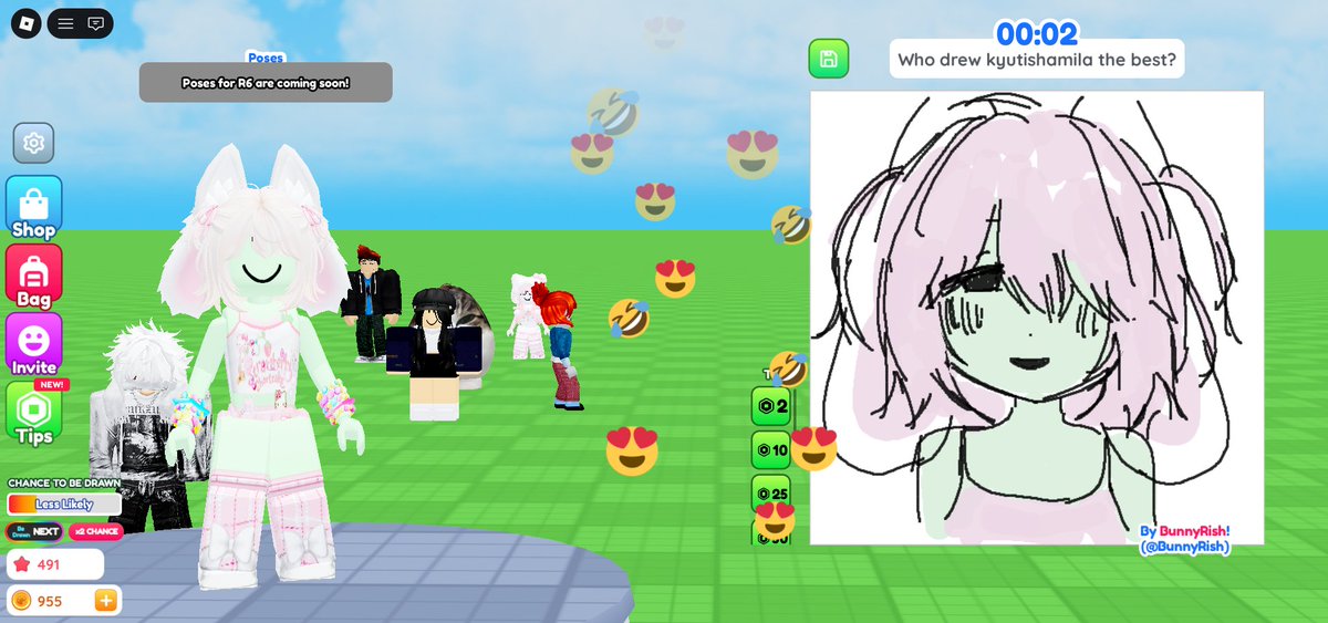 aimu_alt's tweet image. draw me! in #roblox #robloxart