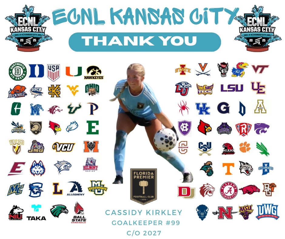 Cassidy Kirkley | ECNL | Goalkeeper | 2027 | ⚽️🧤 tweet media