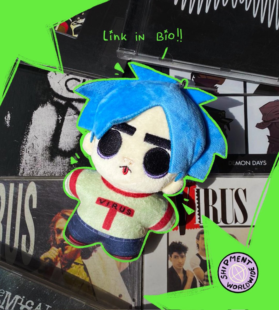 the pre-sale for my 2D plushie starts    
TOMORROW !!!