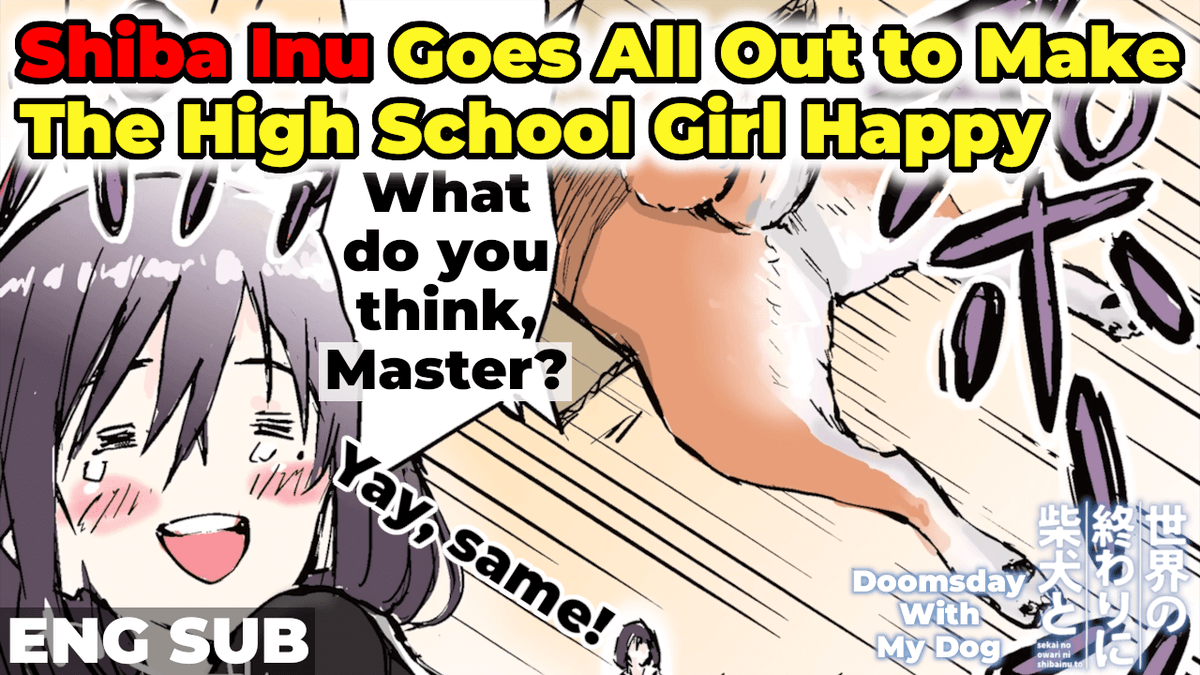 KadoAniClips_en's tweet image. How will Haru react to the high school girl Master who is suffering from withdrawal symptoms?!

ShibaInu Bravely Impersonates a Cat for the High School Girl🐶
youtu.be/I4gSsp1xlsM

#DoomsdayWithMyDog 
#TheEndOfTheWorldWithAShibaInu 
#ShibaInu 
#Dog