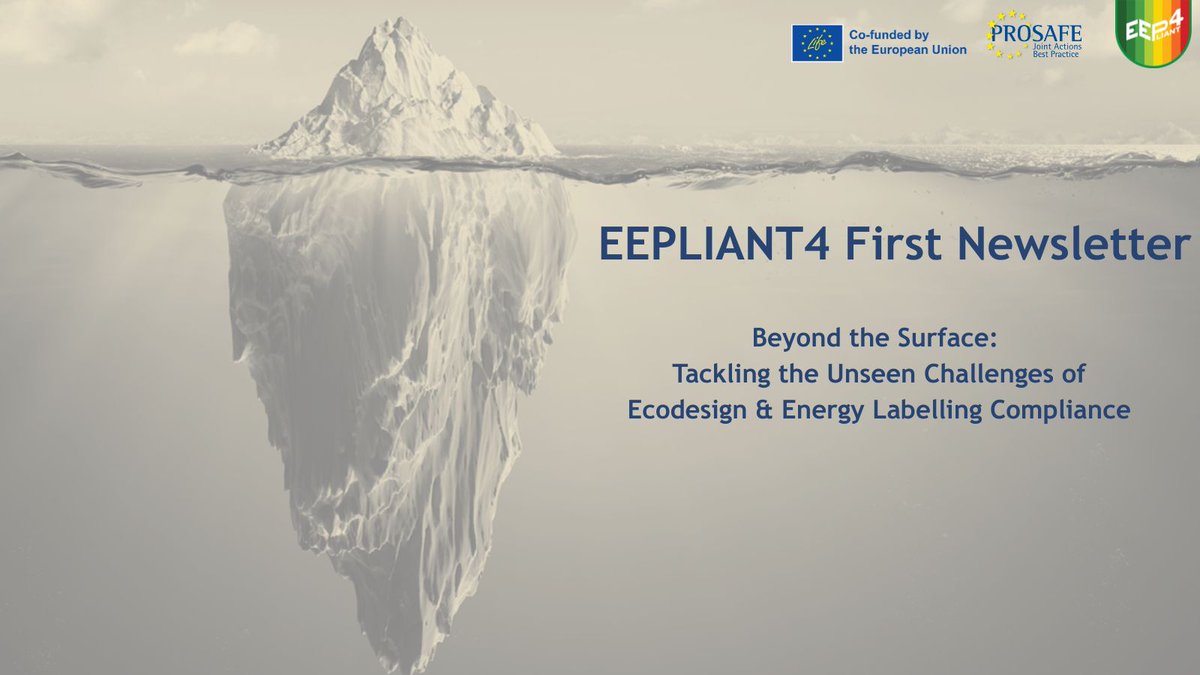 EEPLIANT's tweet photo. Beyond the surface:

Read the #EEPLIANT4 First #Newsletter uncovering challenges for #marketsurveillance in the field of #EUEcodesign and #EnergyLabel 🔎

Click here: https://t.co/1Io5QeEPtT https://t.co/6Fck9c9bRs
