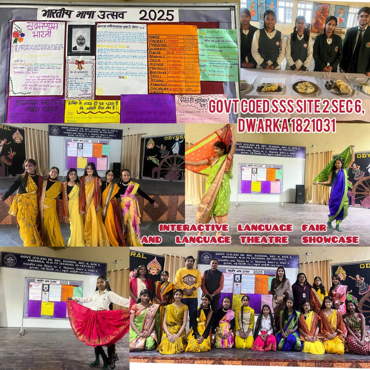 school6dwarka's tweet image. Celebrating India’s linguistic richness at the Interactive Language Fair (Bhasha Mela)! 
A vibrant showcase of words, cultures, and creativity. ✨📚
@Dir_Education
#BhashaMela #BhartiyaBhashaUtsav #LanguageDiversity