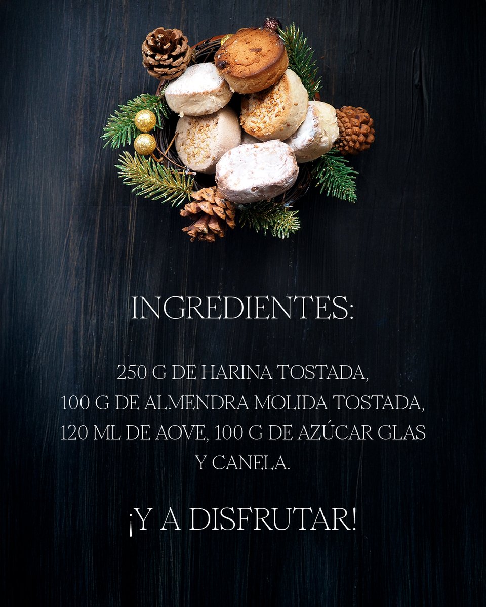 AceitesOlivaES's tweet photo. Día 5 del Complemento de Adviento Perfecto. Desliza la imagen para ver el dulce más típico de diciembre, pero con un giro mucho más nuestro. ¿Te animas a prepararlos en casa? #ElComplementoPerfecto #AOVE https://t.co/1SjJu7pkjQ
