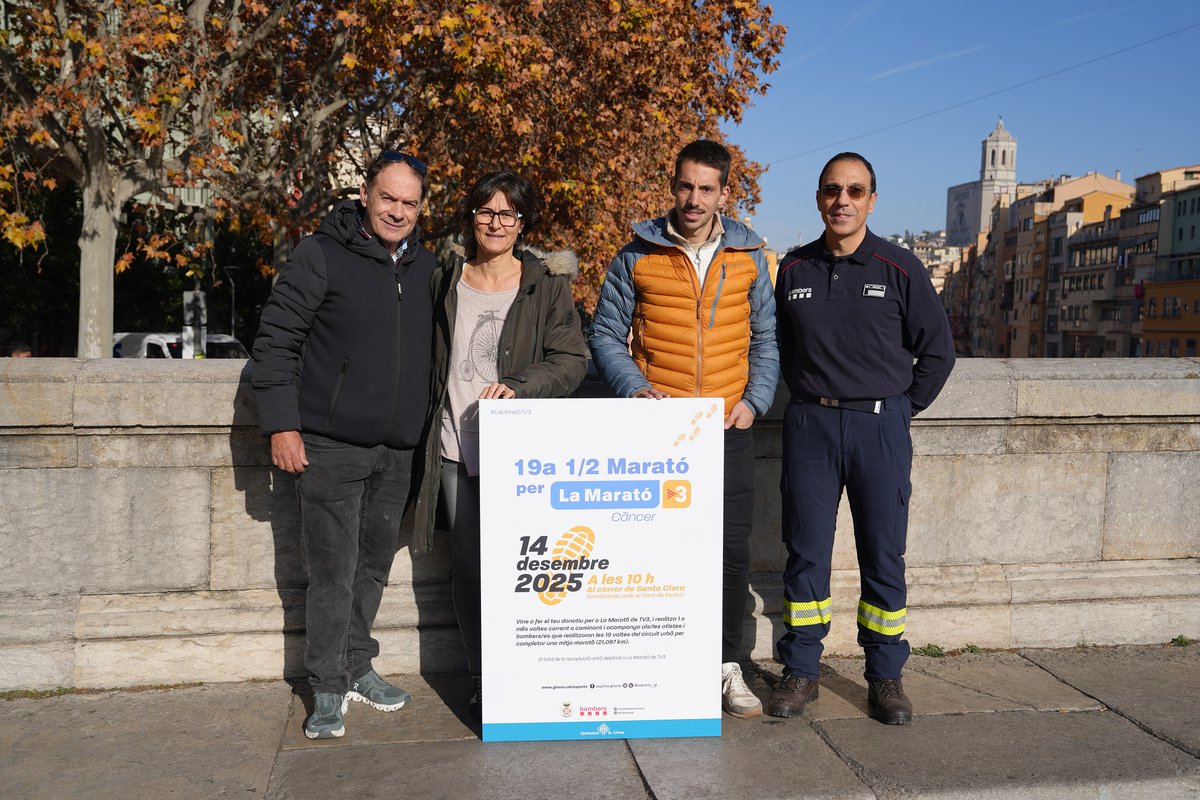 🏃‍♀️Girona acollirà la 19a Mitja Marató per a La Marató de TV3 aquest diumenge

ℹ️Aquest any la prova esportiva solidària canvia la distància però manté el format

👉web.girona.cat/noticies/-/ass…