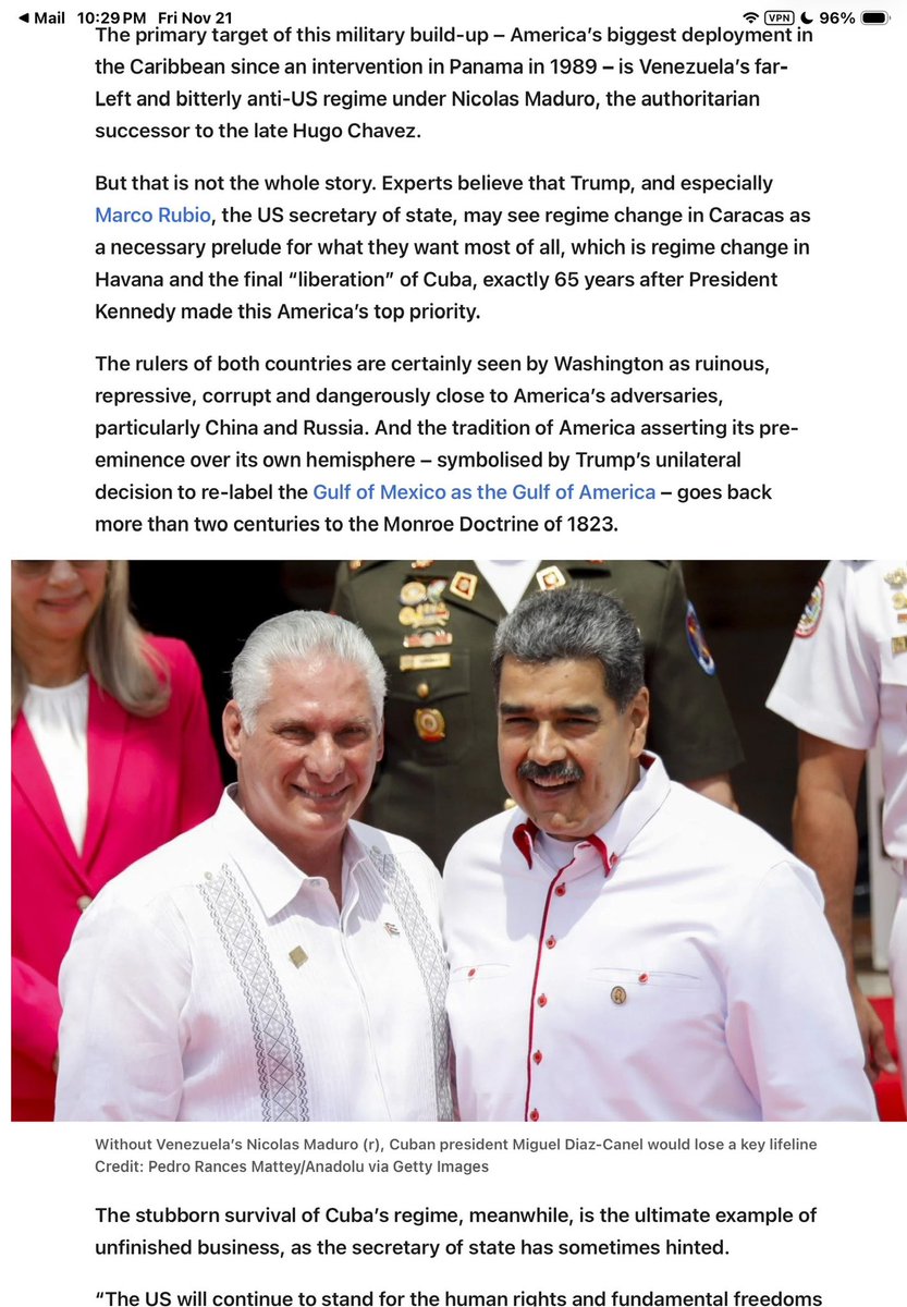 Nunca olvidemos. Quien le ha declarado la guerra a los puertorriqueños ha sido el narco regimen de Maduro. 1. Amenazo con invadirnos con ejercito brasilero para imponer la independencia. 2. Por treinta años nos invadió con lanchas de droga, envenenando a nuestros jovenes,