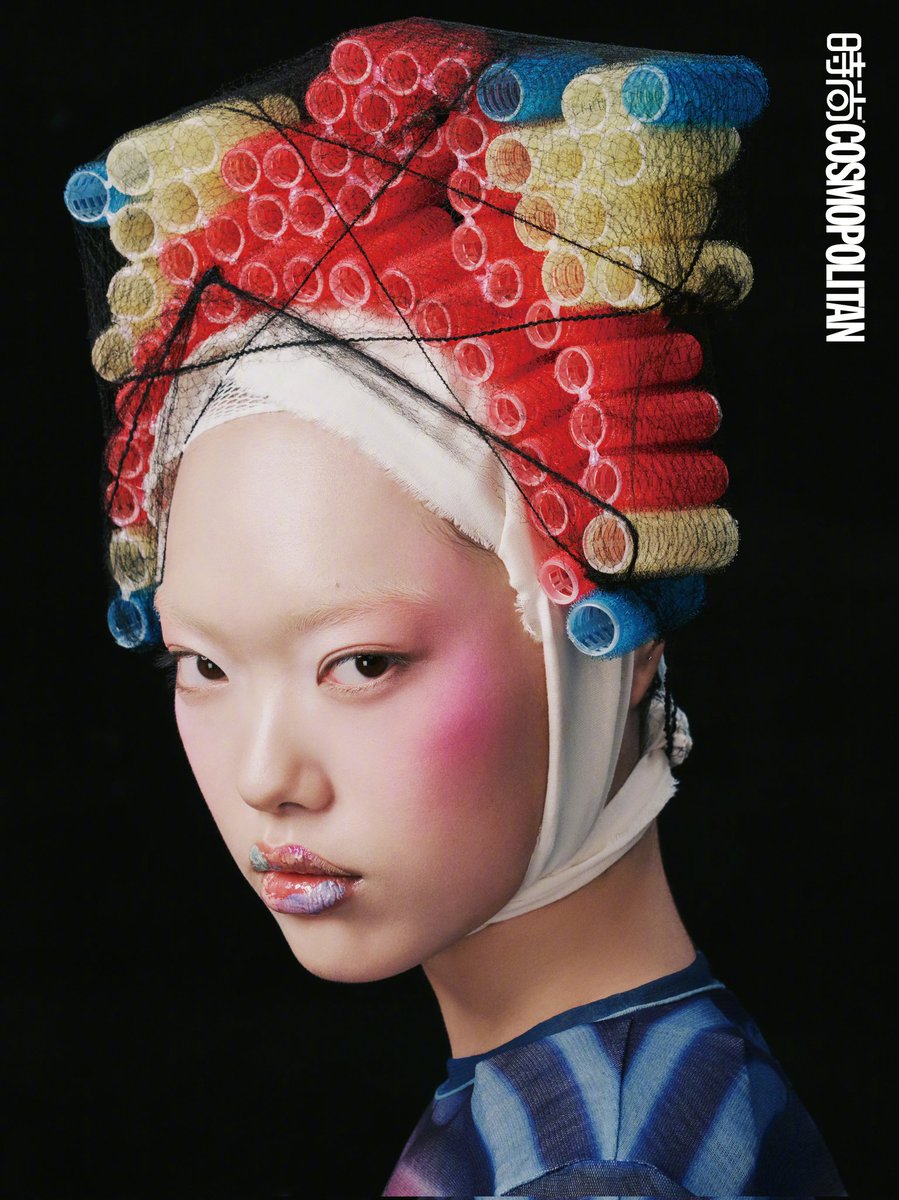 cosmopolitan china, december 2025 beauty issue photographed by rambo ding
