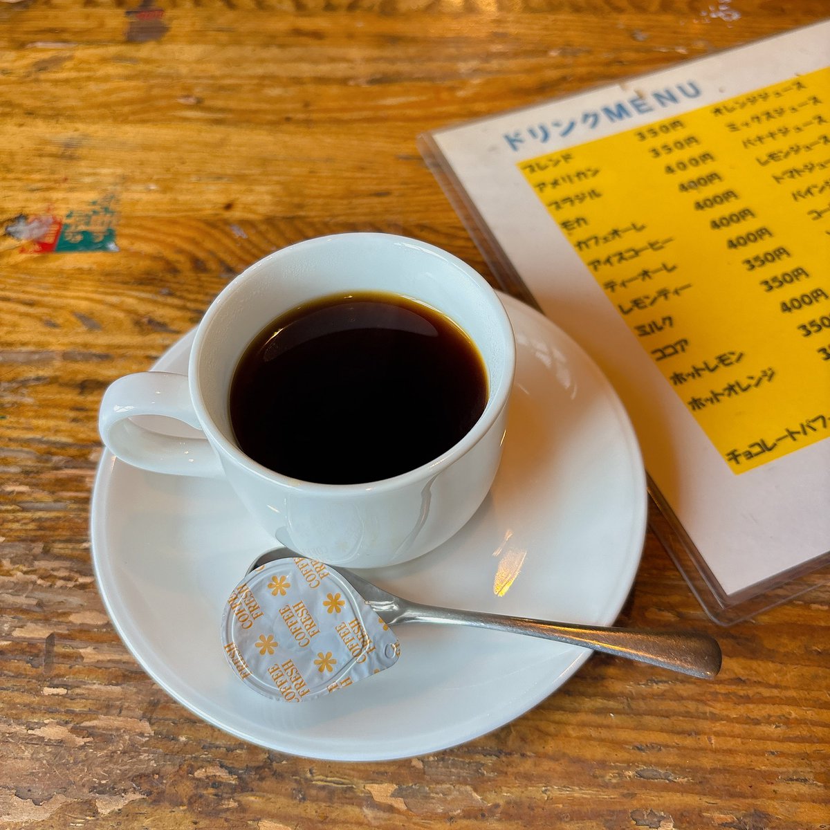 uber_umi's tweet photo. 文化遺産として継承していくべき◎in島根
コーヒーはサイフォン式☕️
イタリアンスパゲテ¥550 コーヒー¥350 https://t.co/1tizX9b1G7